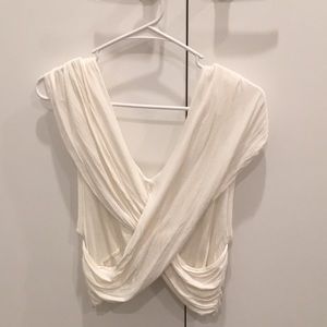 Charlotte Russe cross crop top